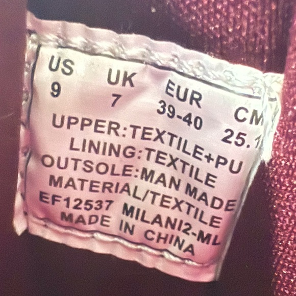 Women's RBX Maroon Sneakers Athletic Shoes, Size 9 - Picture 10 of 10